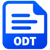 fotmat: odt
